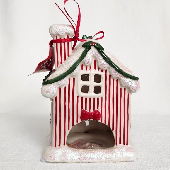 Blue Sky Clayworks x Hello Kitty Christmas Tealight House Warmest Wishes - New - Picture 5 of 6
